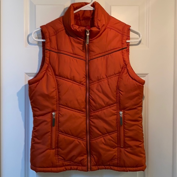Paris Blues Outerwear Orange Vest Women's Small - Picture 1 of 5